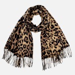 Wholesale do Everything Love Leopard Print Scarf Polyester