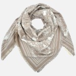 Wholesale soft Flower Print Scarf Fridge Edge One L W Acrylic