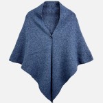 Wholesale do Everything Love Knit Button Poncho One Fits Most Acrylic