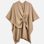 Wholesale do Everything Love Ruana Wrap Faux Fur Strap One Fits Most L W Acrylic
