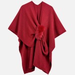 Wholesale do Everything Love Ruana Wrap Faux Fur Strap One Fits Most L W Acrylic