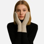 Wholesale do Everything Love Mid Cable Knit Opera Gloves One Fits Most Acrylic