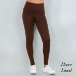 Wholesale women s Mix Brand Solid Color Seamless Fleece Lined Leggings Fleece Li