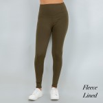 Wholesale women s Mix Brand Solid Color Seamless Fleece Lined Leggings Fleece Li