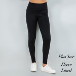 Wholesale women s Plus Mix Brand Solid Color Seamless Fleece Lined Leggings Flee
