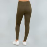 Wholesale women s Plus Mix Brand Solid Color Seamless Fleece Lined Leggings Flee