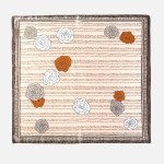 Wholesale modern Rose Print Bandana Scarf Multi Use Scarf Bandana Bag Tie ETC L