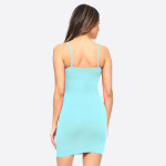 Wholesale seamless solid color casual go comfortable dress top Spaghetti Straps