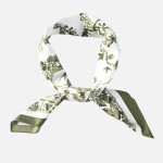 Wholesale vintage Botanical Print Bandana Scarf Multi Use Scarf Bandana Bag Tie