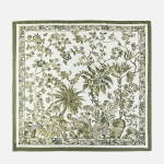 Wholesale vintage Botanical Print Bandana Scarf Multi Use Scarf Bandana Bag Tie
