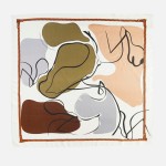Wholesale abstract Line Print Bandana Scarf Multi Use Scarf Bandana Bag Tie ETC