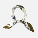 Wholesale abstract Floral Print Bandana Scarf Multi Use Scarf Bandana Bag Tie ET