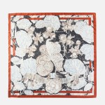 Wholesale abstract Floral Print Bandana Scarf Multi Use Scarf Bandana Bag Tie ET