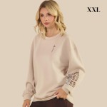 Wholesale set Minds Things Ultra Comfy Pullover Sweatshirt Crew Neck Dropped Sh