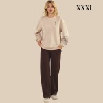 Wholesale set Minds Things Ultra Comfy Pullover Sweatshirt Crew Neck Dropped Sh