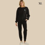 Wholesale do Not Worry Ultra Comfy Pullover Sweatshirt Crew Neck Dropped Should