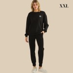 Wholesale do Not Worry Ultra Comfy Pullover Sweatshirt Crew Neck Dropped Should
