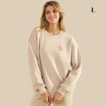 Wholesale do Not Worry Ultra Comfy Pullover Sweatshirt Crew Neck Dropped Should