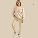 Wholesale do Not Worry Ultra Comfy Pullover Sweatshirt Crew Neck Dropped Should
