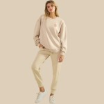 Wholesale do Not Worry Ultra Comfy Pullover Sweatshirt Crew Neck Dropped Should