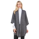 Wholesale lurex Shawl One Side Fits Most Acrylic