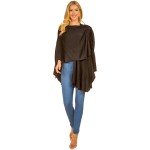 Wholesale solid Knit Shawl Loop One Fits Most Acrylic