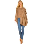 Wholesale solid Knit Shawl Loop One Fits Most Acrylic