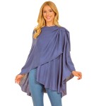 Wholesale solid Knit Shawl Loop One Fits Most Acrylic