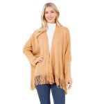 Wholesale sequin Kimono Fringe One Fits Most Acrylic