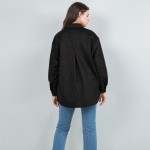 Wholesale suede Snap Jacket Collar Two Side Pockets Spandex Polyester