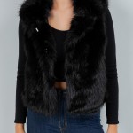 Wholesale faux Fur Vest One Fits Most Polyester