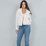 Wholesale faux Fur Vest One Fits Most Polyester