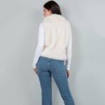 Wholesale faux Fur Vest One Fits Most Polyester