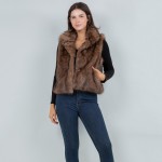 Wholesale faux Fur Vest One Fits Most Polyester