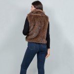 Wholesale faux Fur Vest One Fits Most Polyester