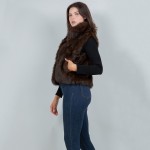 Wholesale faux Fur Vest One Fits Most Polyester