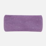 Wholesale fuzzy Knit Headwrap Rhinestone Details One Fits Most Polyester
