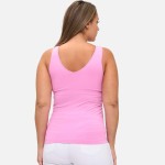 Wholesale plus Reversible Seamless Tank Built Bra Seamless Construction U V Neck