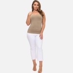 Wholesale plus Reversible Seamless Tank Built Bra Seamless Construction U V Neck