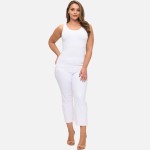 Wholesale plus Reversible Seamless Tank Built Bra Seamless Construction U V Neck