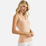 Wholesale reversible Seamless Tank Built Bra Seamless Construction U V Neckline