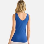 Wholesale reversible Seamless Tank Built Bra Seamless Construction U V Neckline