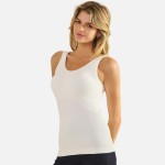 Wholesale reversible Seamless Tank Built Bra Seamless Construction U V Neckline