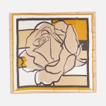 Wholesale large Rose Print Bandana Scarf Multi Use Scarf Bandana Bag Tie ETC L W