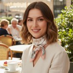 Wholesale large Flower Print Bandana Scarf Multi Use Scarf Bandana Bag Tie ETC L