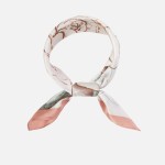 Wholesale large Flower Print Bandana Scarf Multi Use Scarf Bandana Bag Tie ETC L