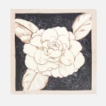 Wholesale large Flower Print Bandana Scarf Multi Use Scarf Bandana Bag Tie ETC L