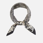 Wholesale watercolor Floral Print Bandana Scarf Multi Use Scarf Bandana Bag Tie