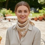 Wholesale watercolor Floral Print Bandana Scarf Multi Use Scarf Bandana Bag Tie