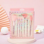 Wholesale set Glitter Makeup Brushes Box Included L T